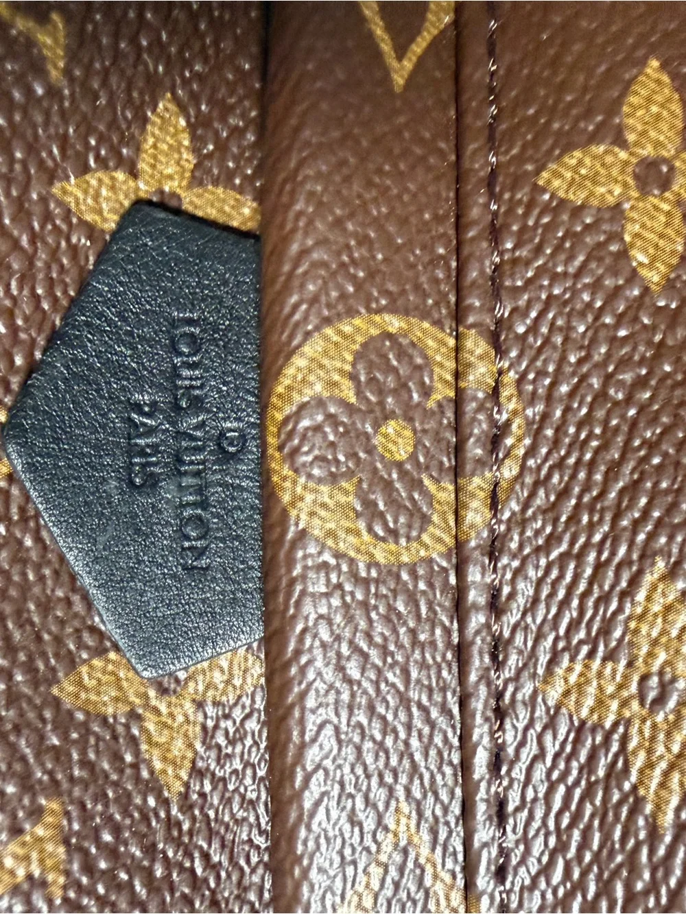 Louis Vuitton Monogram Canvas Mini Backpack in Brown and Gold